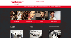 Desktop Screenshot of huebener-hairstyle.de